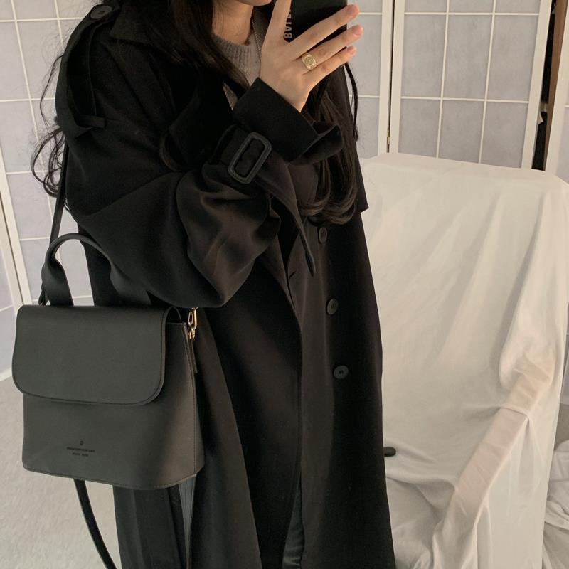 Mid-length Loose Women's Retro Trench Coat - Autumn Style