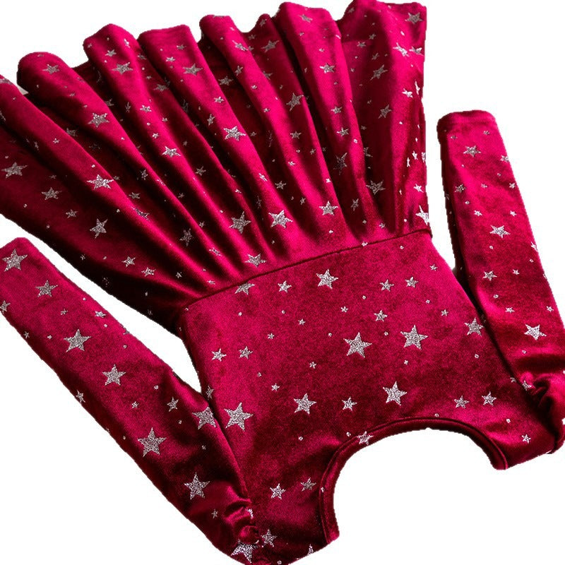 Girls' Christmas Red Dress