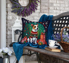 Jack Russell Terrier Christmas Throw Pillow