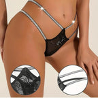 Burgundy Low Waist Lace Thong Panties in Various Colors