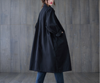 Simple Artistic Turn-down Collar Coat