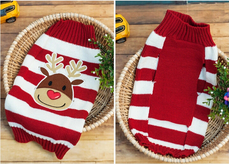 Christmas Pet Sweater for Dogs - Festive Knitwear