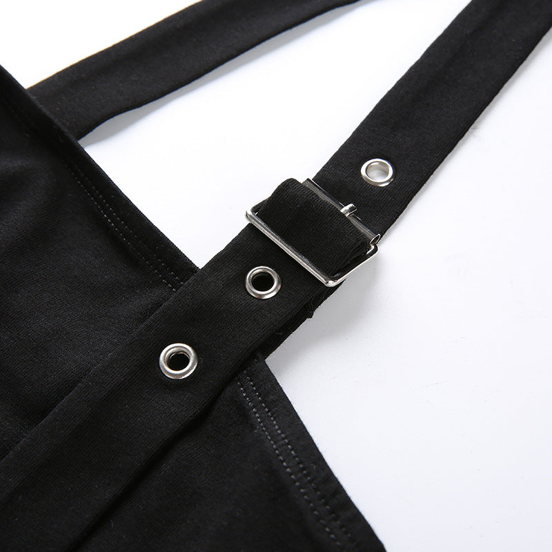 Asymmetric Hollow Out One-Shoulder Tank Top for Women