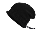 Women's Warm Pullover Hat with Drawstring Design | Streetwear