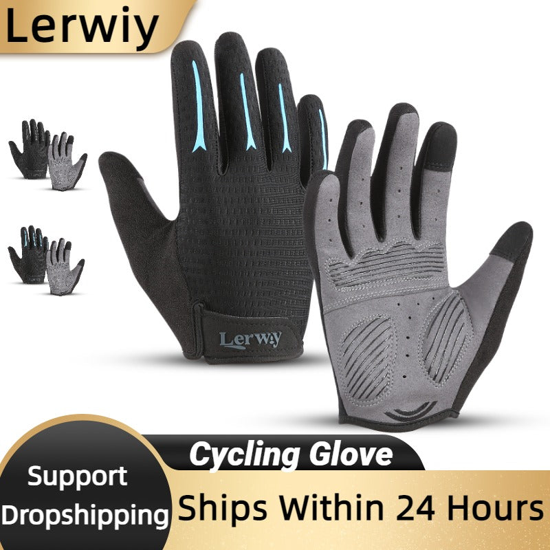 Summer Full Finger Riding Gloves for Men and Women