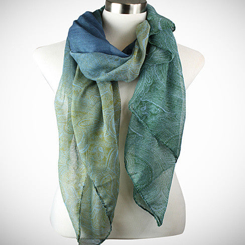 Pretty In Persia Paisley Viscose Scarf