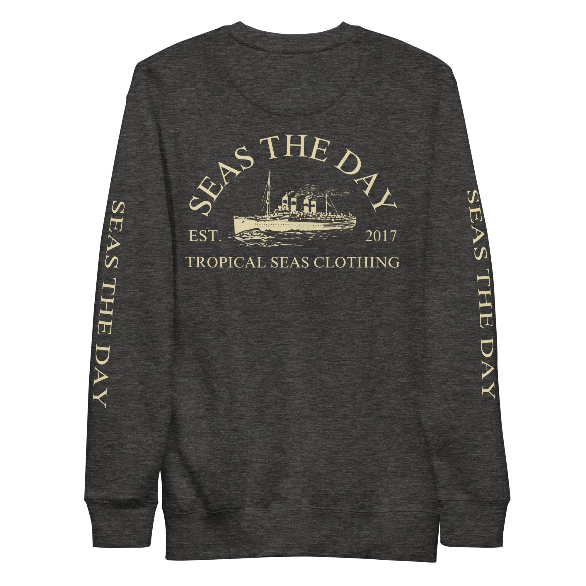 Seas The Day Ship Premium Sweatshirt | Streetwear