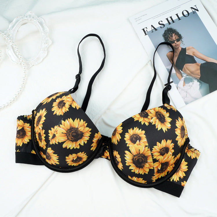 Women's Sexy Lingerie with Steel Ring Bra for Daily Wear