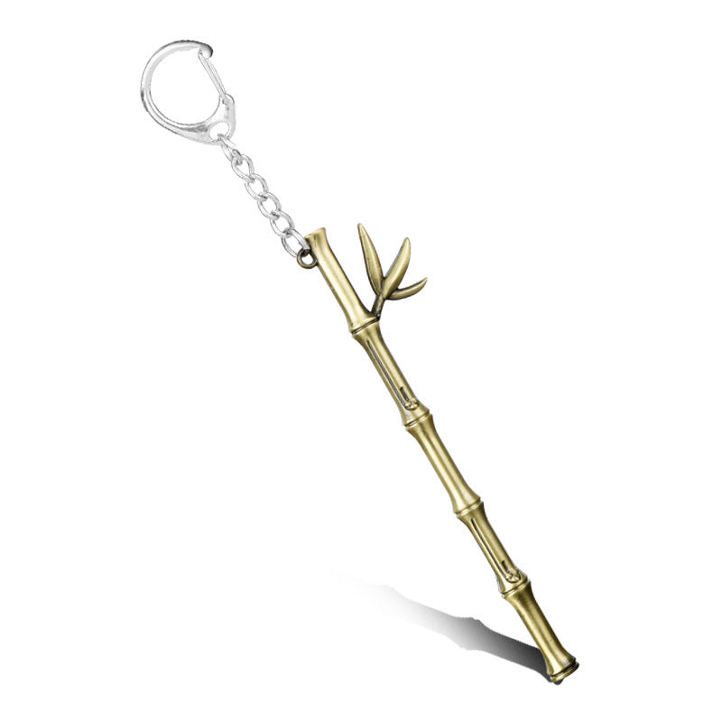 Bamboo Weapon Model Keychain - LOL League of Legends | Accessory