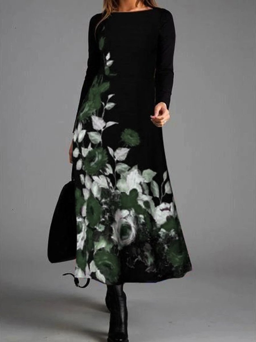 Black Cotton Jumper with Commuter Print Design