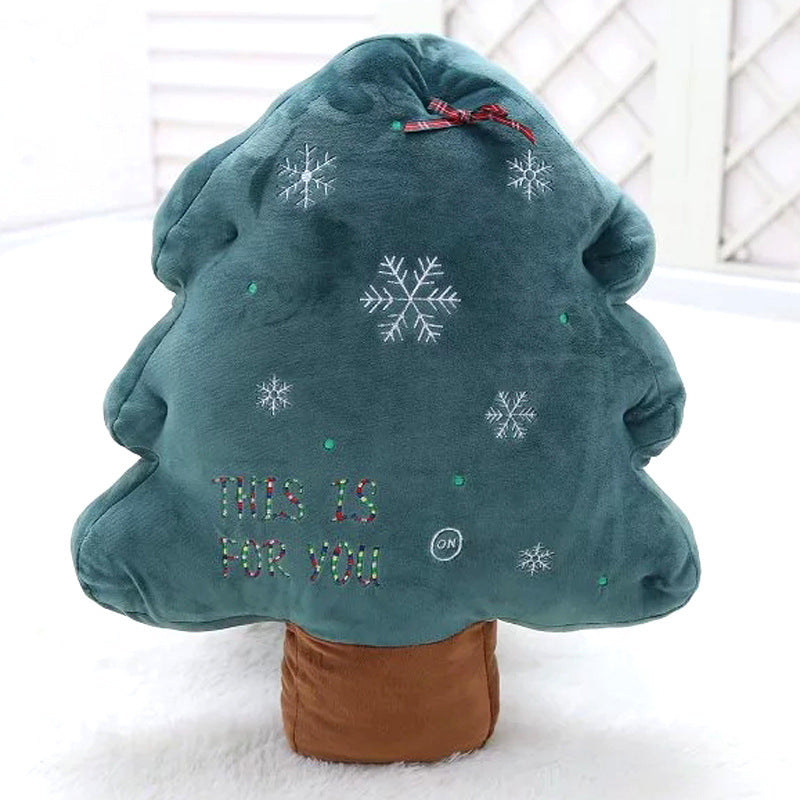 Plush Toy, Glowing Christmas Tree, Throw Pillow