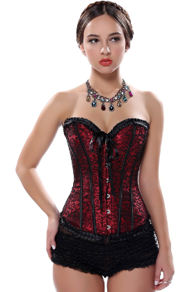 Lace Fabric Double Adjustable Bodysuit
