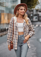 Hooded Button-Up Pullover