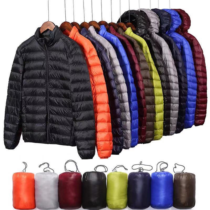 Men's Lightweight Cotton-Padded Jacket with Hood