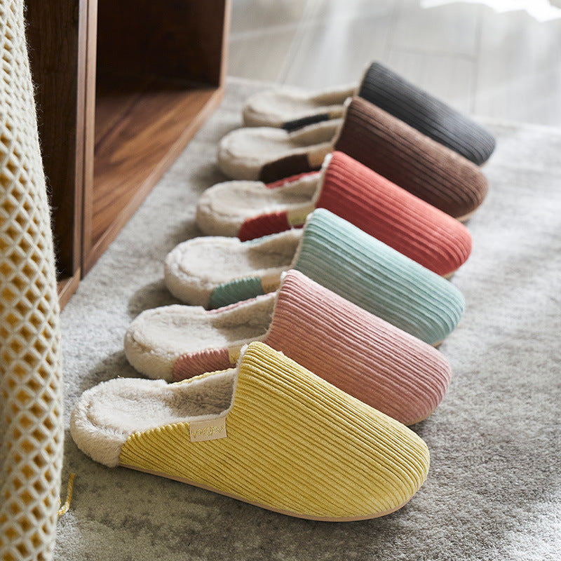 Thermal Non-Slip Indoor Slippers Pair