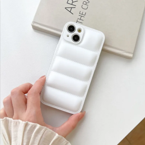 Puffer Jacket TPU Phone Case | Protective Cover
