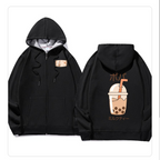 Super Soft Fleece Zip Hooded Jacket Sweatshirt | Streetwear