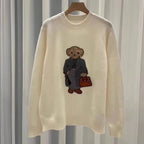 Spring Cashmere Ralph Lauren Bear Women's Knit Pullover | Streetwear