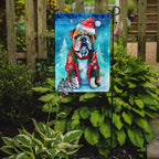English Bulldog Christmas Garden Flag