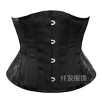 Embroidered Waist Trainer Corset Top with 4 Hooks