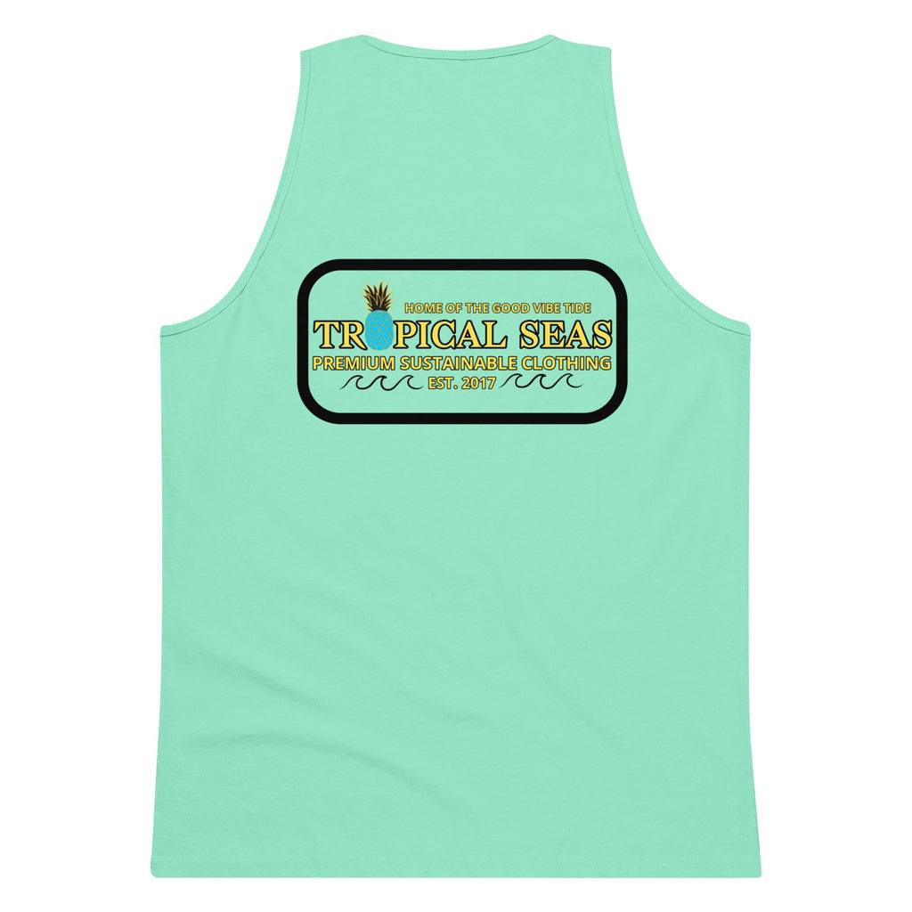 Men’s Premium Electric Pineapple Tank Top