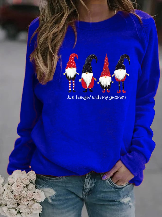 Letter Printed Crew Neck Sweatshirt | Streetwear