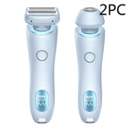 “2-in-1 USB Rechargeable Hair Remover & Epilator – Smooth Shave for Face, Body, and Bikini”