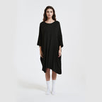 Short Sleeve Printed Cotton Nightgown for Women