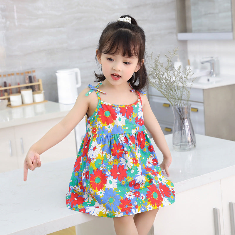 2024 Summer Girls' Floral Princess Dress (New Style)