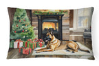 Belgian Malinois Cozy Christmas Throw Pillow