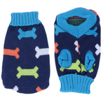 Multi Color Knitting Cat Sweater Lapel Casual