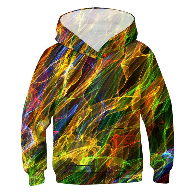 3D Vision Digital Print Hoodie for Kids | Streetwear