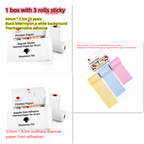Phomemo Thermal Photo Sticker Paper, 3 Rolls