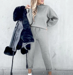 Solid Color Turtleneck Hoodie | Streetwear