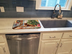 Chesapeake Bay Retriever Christmas Cookies Dish Drying Mat