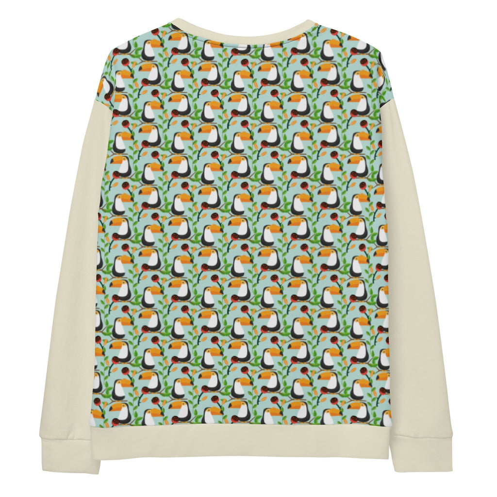 Men's Toucan Pattern Sweatshirt | Streetwear