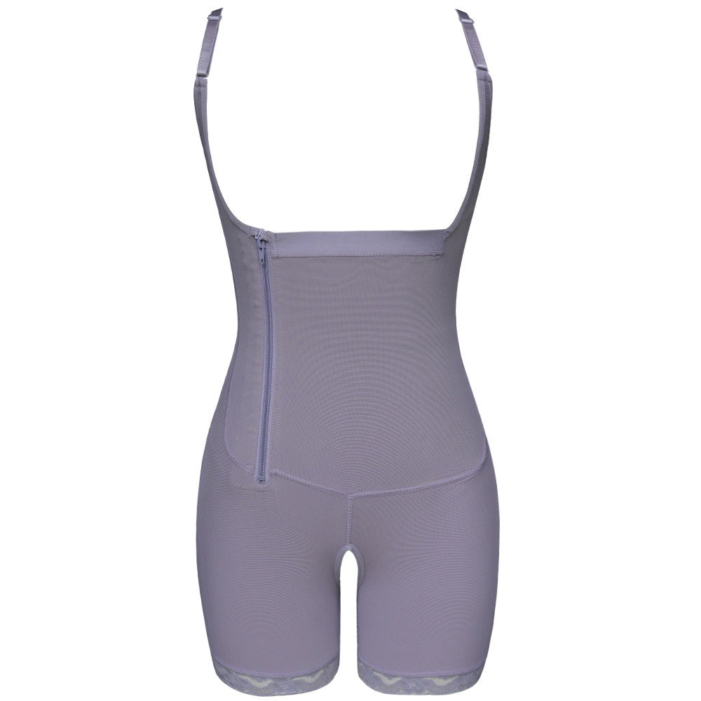 Peach Hip Lift Jumpsuit Plus Size Corset