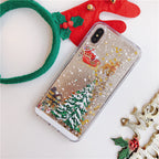 Santa Claus Christmas Tree Phone Case for iPhone & Samsung | Protective Cover