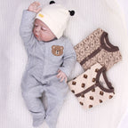 Cotton Long-Sleeve Baby Bodysuit (0–9M)