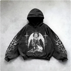 Urban Vibe Hooded Y2K Streetwear Sweatshirt | Streetwear