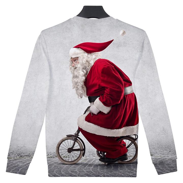 2019 3D Printed Long Sleeve Christmas Sweatshirt | Streetwear