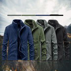 Thick Polar Fleece Sweatshirt Jacket for Men | Streetwear
