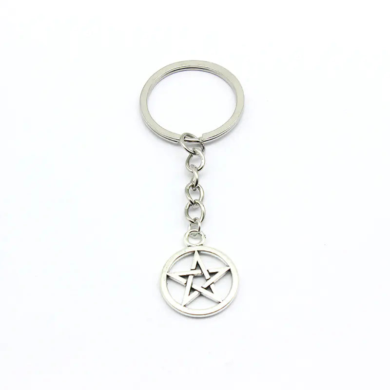 Creative Keychain with Minimalist Alloy Five-Point Star | Accessory