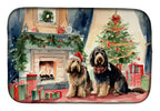 Otterhound Cozy Christmas Dish Drying Mat