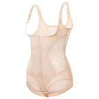 Plus Size Body Shaping Bodysuit with Zipper Closure