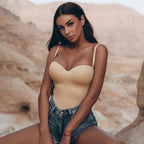 Summer Slim Fashion Solid Color Women's Bodysuit