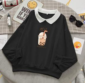 Fashionable Casual Print Pocket Fleece Sweatshirt | Streetwear