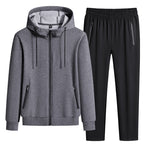 Plus Size Casual Sweater Trousers and Jacket for Couples