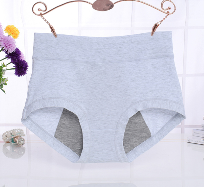 Plus Size Cotton Menstrual Leak-Proof High-Waist Panties