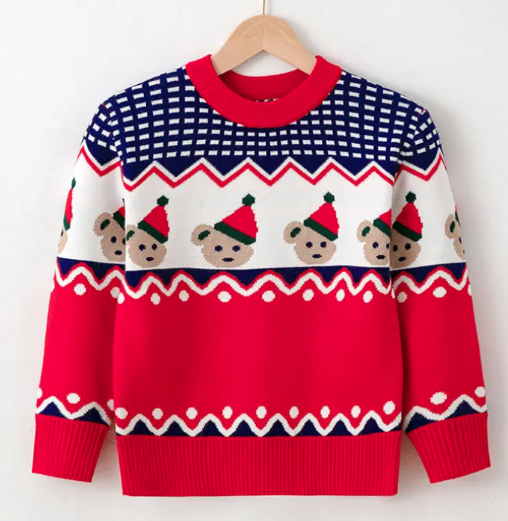 Kids Christmas Knitted Sweater